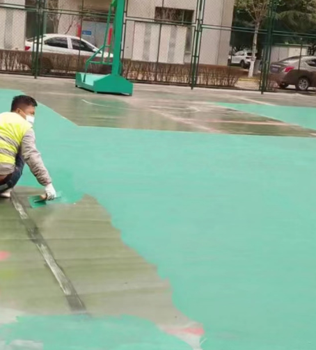 安阳球场地面翻新