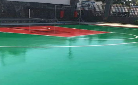 安阳篮球场翻新地面